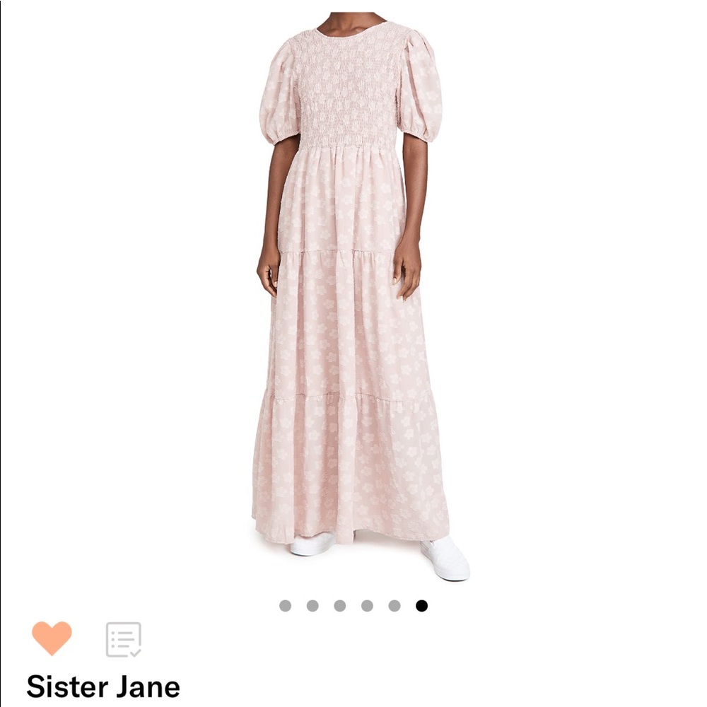 Sister Jane Pink Mother’s Mind Tiered Maxi Dress
